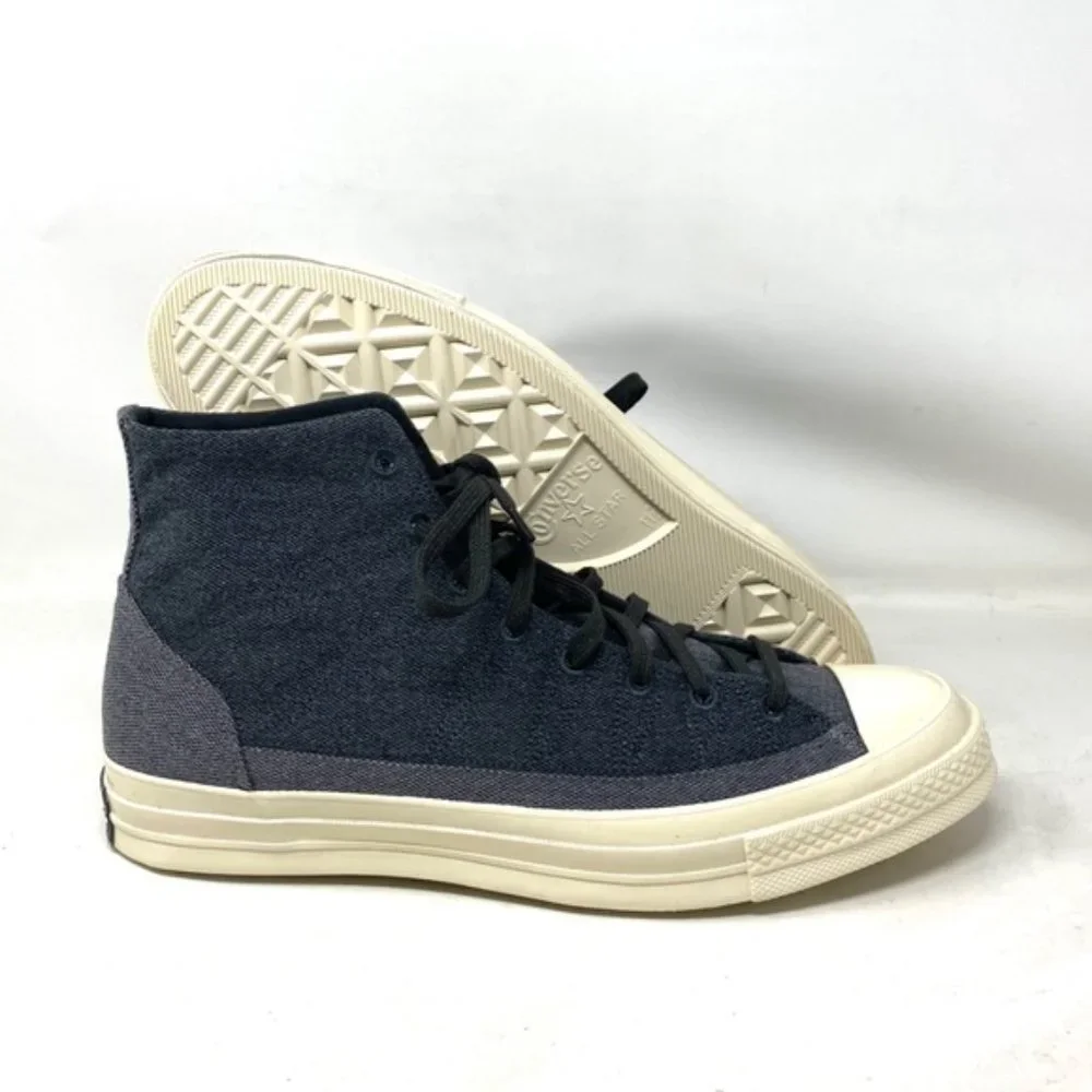 Converse Chuck 70 High Casual Shoes Black Storm Canvas Men Size Sneakers 172819C